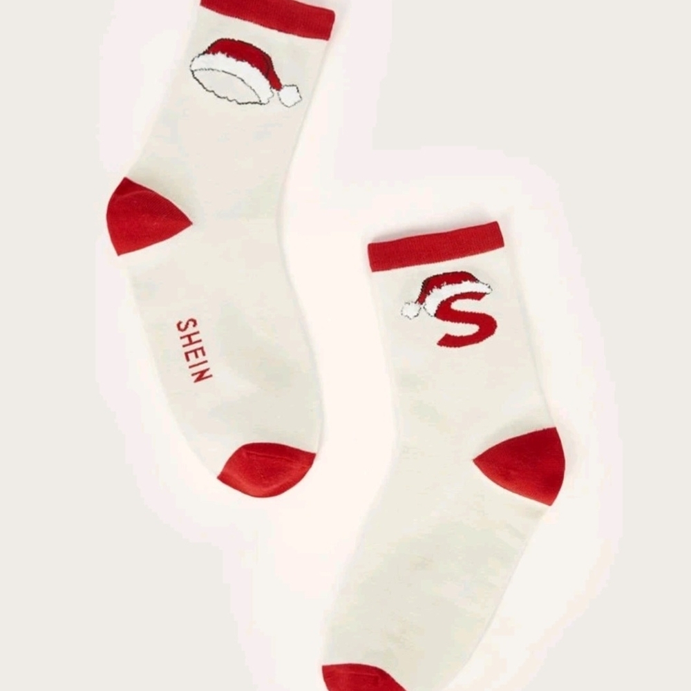 Shein Womens Xmas Socks. New
